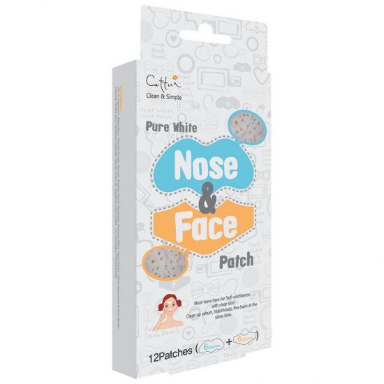 Cettua Pure White Nose & Face Patch, 12τμχ