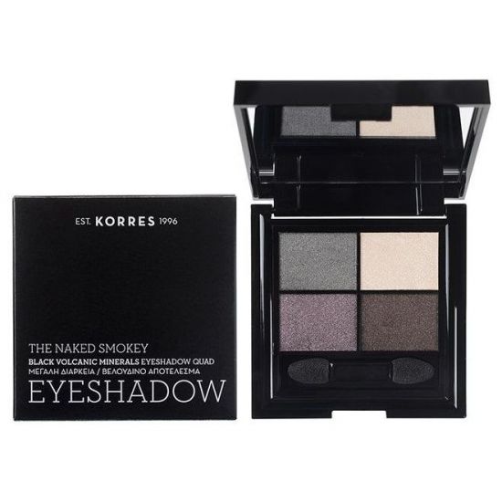 Korres Eyeshadow Quad The Naked Smokey Παλέτα Σκιών 4 Χρωμάτων 5gr