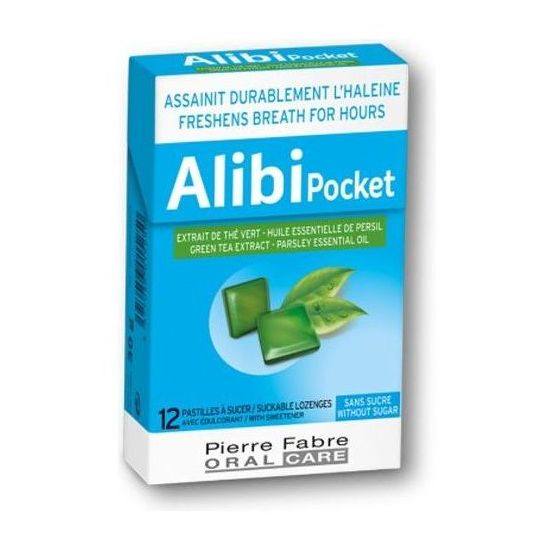Alibi Pocket, Παστίλιες για Δροσερή Αναπνοή 12τμχ