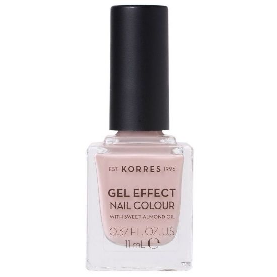 Korres Gel Effect Nail Colour With Sweet Almond Oil, No.32, Cocos Sand, 11ml