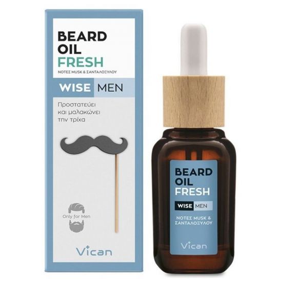 Vican Wise Men Beard Oil Fresh, 30ml