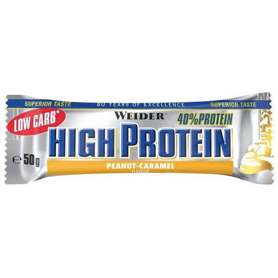 Weider High Protein Bar Peanut Caramel 50gr
