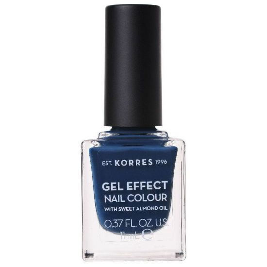 Korres Gel Effect Nail Colour With Sweet Almond Oil No.84 Indigo Blue 11ml