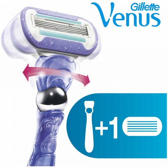 Gillette Venus Swirl, Ξυριστική Μηχανή & 1 Ανταλλακτικό