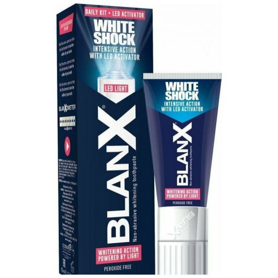Blanx White Shock & Protect Οδοντόκρεμα Λεύκανσης Με Blanx Led, 50ml
