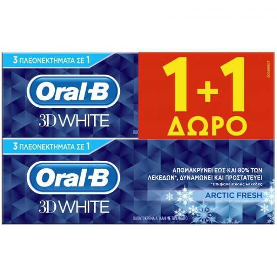 Oral-B 3D White Arctic Fresh, 2x75ml