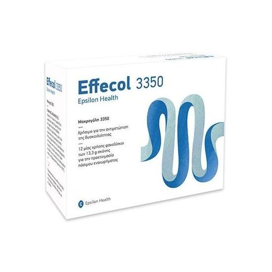 Epsilon Health Effecol 3350 Μακρογόλη για την αντιμετώπιση της δυσκοιλιότητας, 24φακελίσκοι
