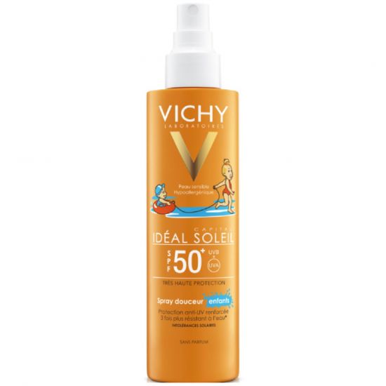 Vichy Ideal Soleil Spray Enfants SPF 50+ Παιδικό Αντιηλιακό Σπρέι για Πρόσωπο και Σώμα 200 ml.