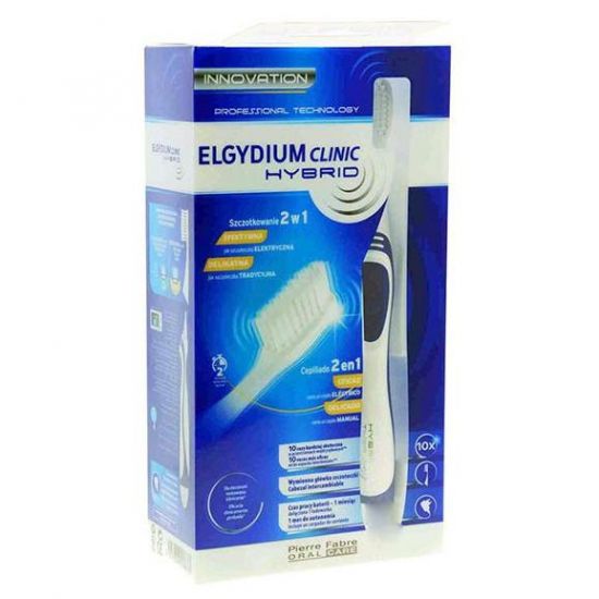 ELGYDIUM Clinic Hybrid Ηλεκτρική Οδοντόβουρτσα Χρώμα Μπλέ 1τμχ