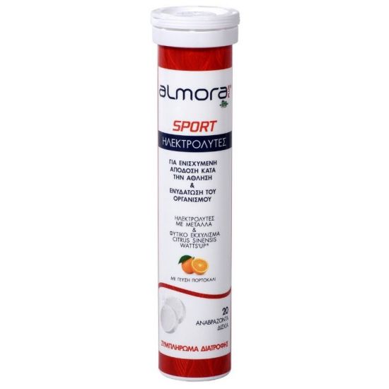 Almora Plus Sport Ηλεκτρολύτες με Γεύση Πορτοκάλι, 20tabs