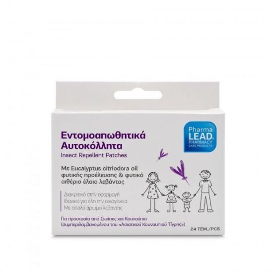 Pharmalead Εντομοαπωθητικά Αυτοκόλλητα για Σκνίπες και Κουνούπια, 24τμχ