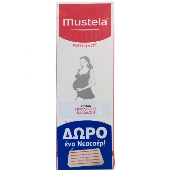 Mustela PROMO Maternite Stretch Marks Cream Κρέμα Πρόληψης Ραγάδων, 150ml & ΔΩΡΟ Νεσεσέρ