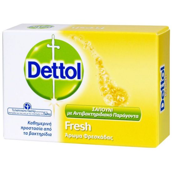 Dettol Fresh Bar Soap, Μπάρα Σαπουνιού, 100gr