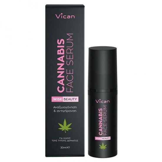 Vican Cannabis Face Serum, 30ml