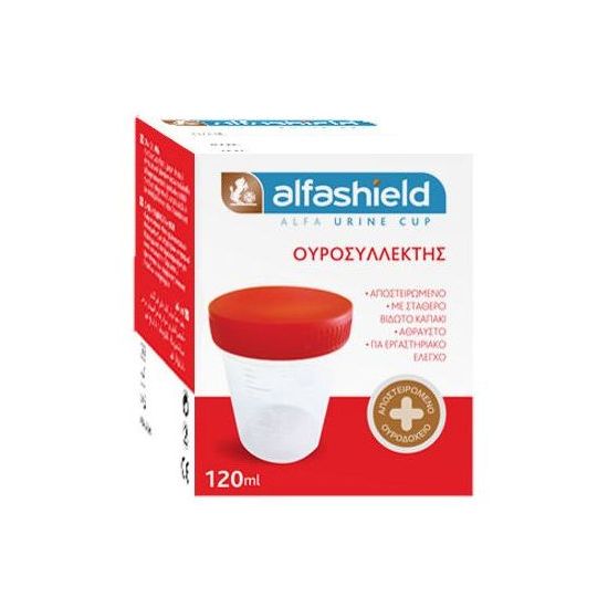 AlfaShield Cup Δοχείο Συλλογής Ούρων Αποστειρωμένο, 120ml / 1τμχ