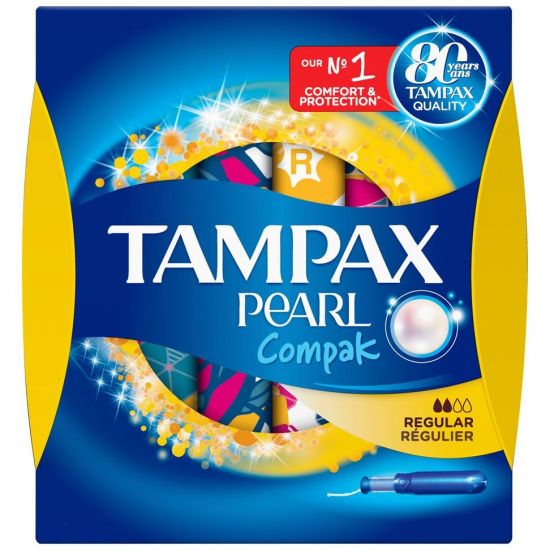 Tampax Compak Pearl Regular, 16τμχ