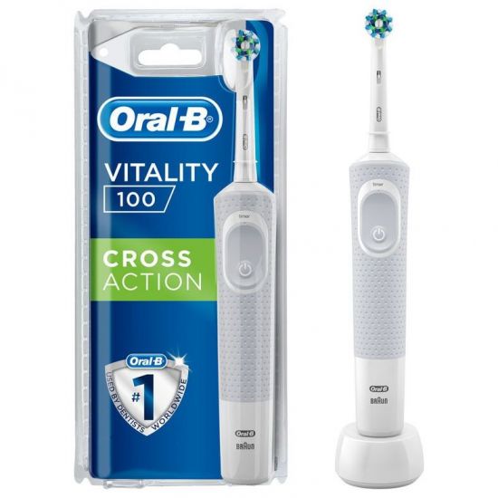 Oral-b Vitality 100 Cross Action White, 1τμχ