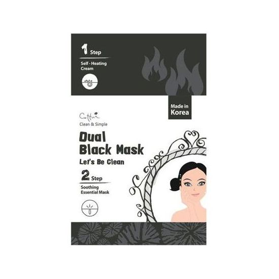 Vican Cettula Clean & Simple Dual Black Mask, 1τμχ