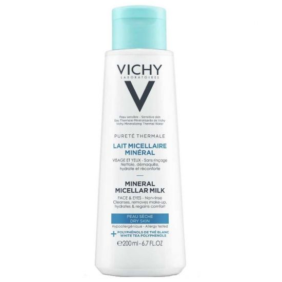 Vichy Purete Thermale Lait Micellaire Mineral, 200ml