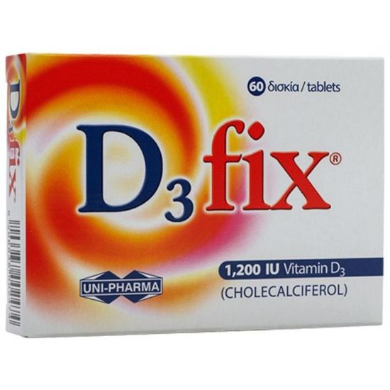 Uni-Pharma D3 Fix 1.200iu, 60tabs