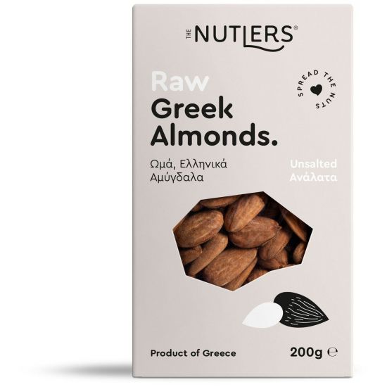 The Nutlers Ανάλατα Ωμά Ελληνικά Αμύγδαλα, 200gr