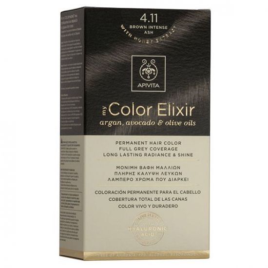 Apivita My Color Elixir Βαφή Μαλλιών N4.11, 1τμχ