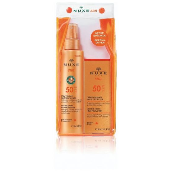 Nuxe Special Offer Sun Melting Cream High Protection SPF50, 50ml & Nuxe Sun Melting Spray High Protection SPF50, 150ml  