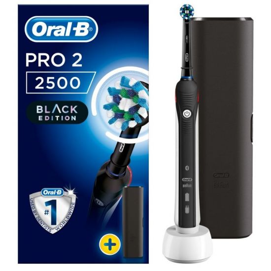 Oral-B Pro 2 2500 Black Edition Ηλεκτρική Οδοντόβουρτσα, 1τμχ