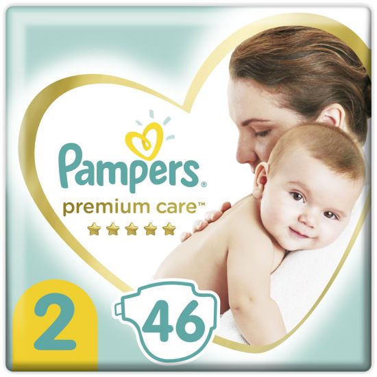 Pampers Premium Care Πάνες Value Pack No.2 (4-8kg), 46τμχ