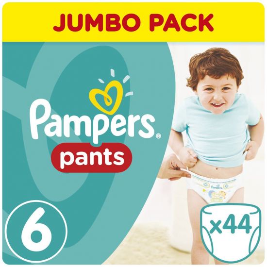 Pampers Pants Πάνες Jumbo Pack No6 (15+kg), 44τμχ