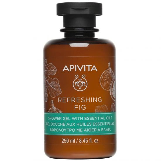 Apivita Refresing Fig Shower Gel With Essential Oils, 250ml