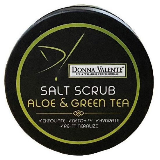 Donna Valente Salt Scrub Aloe Vera & Green Tea, 600gr