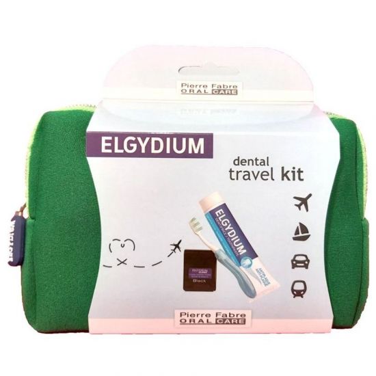 Elgydium Dental Travel Kit Green, 1τμχ
