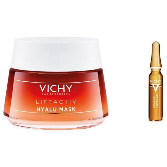 Vichy Liftactiv Hyalu Mask Μάσκα Προσώπου, 50ml & Δώρο Liftactiv Specialist Glyco-C Night Peel Αμπούλα, 2ml