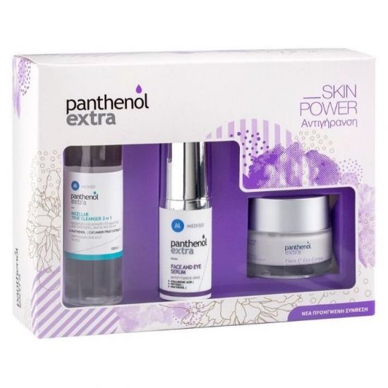 Panthenol Set Αντιρυτιδική Κρέμα 24h Face & Eye, 50ml & Micellar True Cleanser, 100ml & Αντιρυτιδικός Ορός για Πρόσωπο και Μάτια, 30ml