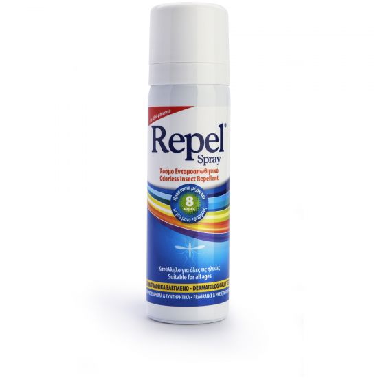 Repel Spray Άοσμο Εντομοαπωθητικό Spray, 50ml