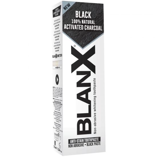 Blanx 100% Natural Active Charcoal Toothpaste, 75ml