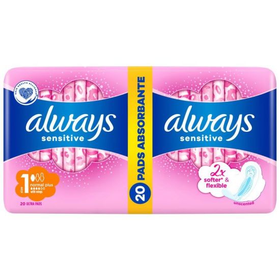 Always Sensitive Ultra Normal Plus Economy Pack Size 1, 20τμχ