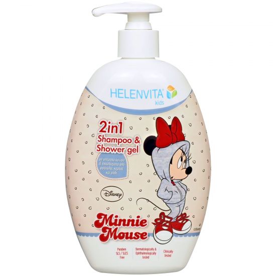 Helenvita Kids Minnie Mouse 2 in 1 Shampoo & Shower Gel, 500ml