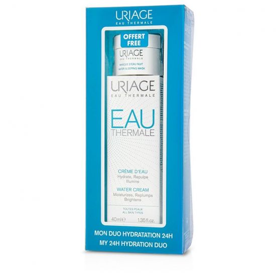 Uriage Promo Eau Thermale Water Cream, 40ml & ΔΩΡΟ Water Sleeping Mask, 15ml