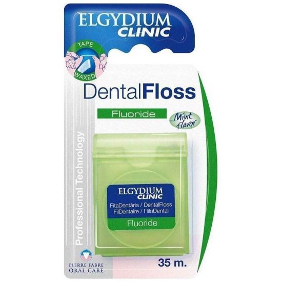 Elgydium Dental Floss Fluoride Mint 35m