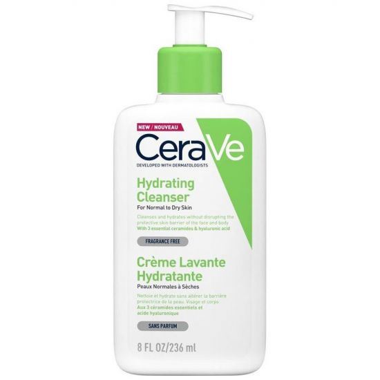 CeraVe Hydrating Cleanser for Normal to Dry Skin, 236ml