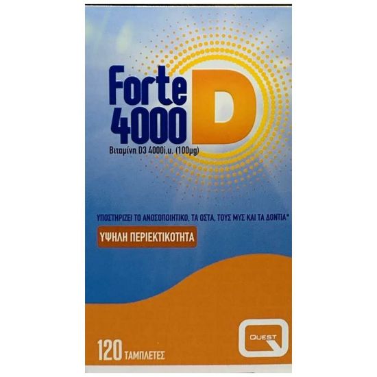 Quest Forte D3 4000iu 100mg, 120tabs