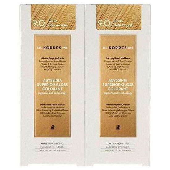 Korres Abyssinia Superior Gloss Colorant 9.0, 2x50ml