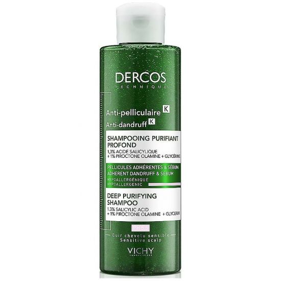 Vichy Dercos Anti-Dandruff Deep Purifying Shampoo, 250ml