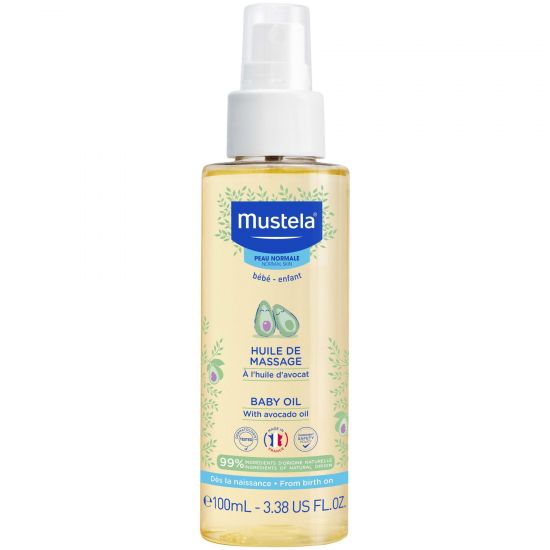 Mustela Baby Oil With Avocado Oil, 100ml