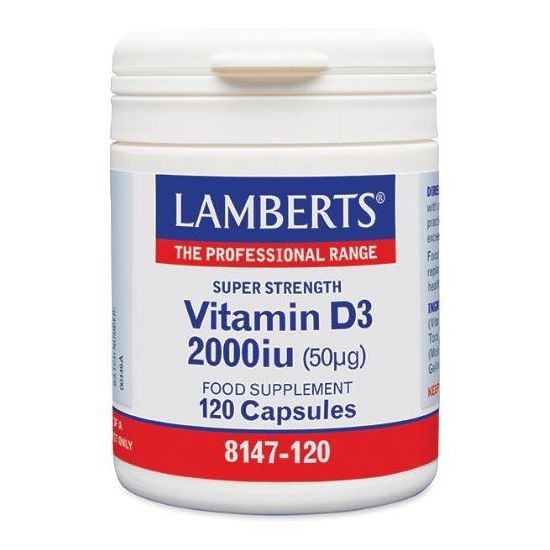 Lamberts Vitamin D3 2000iu, 120caps