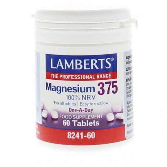 Lamberts Magnesium 375, 60tabs