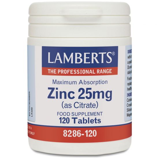Lamberts Zinc 25mg, 120tabs