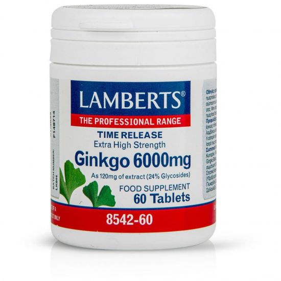 Lamberts Ginkgo 6000mg, 60tabs